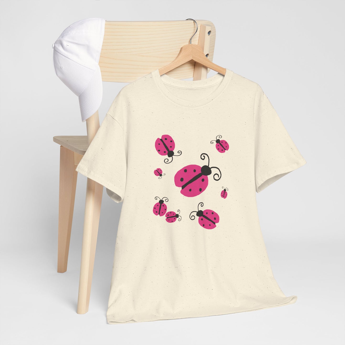 Pink Ladybug Shirt - Ladybug Graphic T-shirt