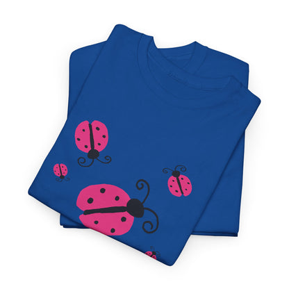 Pink Ladybug Shirt - Ladybug Graphic T-shirt