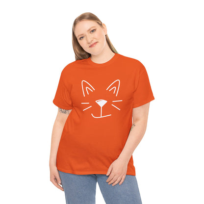 Cat Face Shirt - Cute Cat Drawing T-shirt