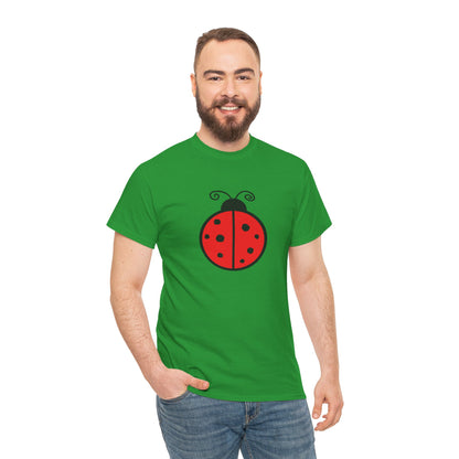 Red Ladybug T-shirt - Ladybug Design Tee