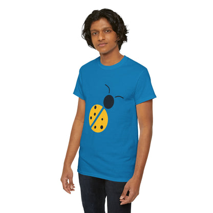 Yellow Ladybug T-shirt - Ladybug Design Tee