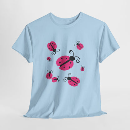 Pink Ladybug Shirt - Ladybug Graphic T-shirt