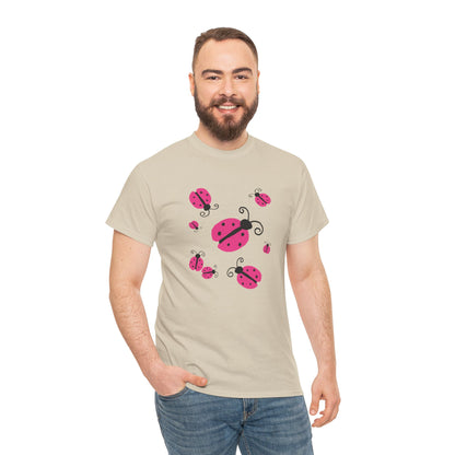 Pink Ladybug Shirt - Ladybug Graphic T-shirt