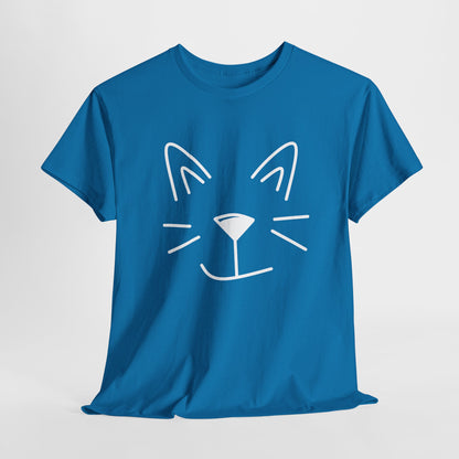 Cat Face Shirt - Cute Cat Drawing T-shirt