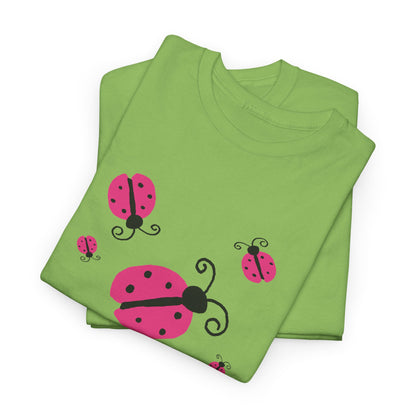 Pink Ladybug Shirt - Ladybug Graphic T-shirt