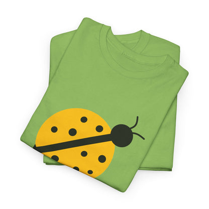 Yellow Ladybug T-shirt - Ladybug Design Tee