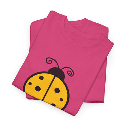 Yellow Ladybug T-shirt - Ladybug Design Tee