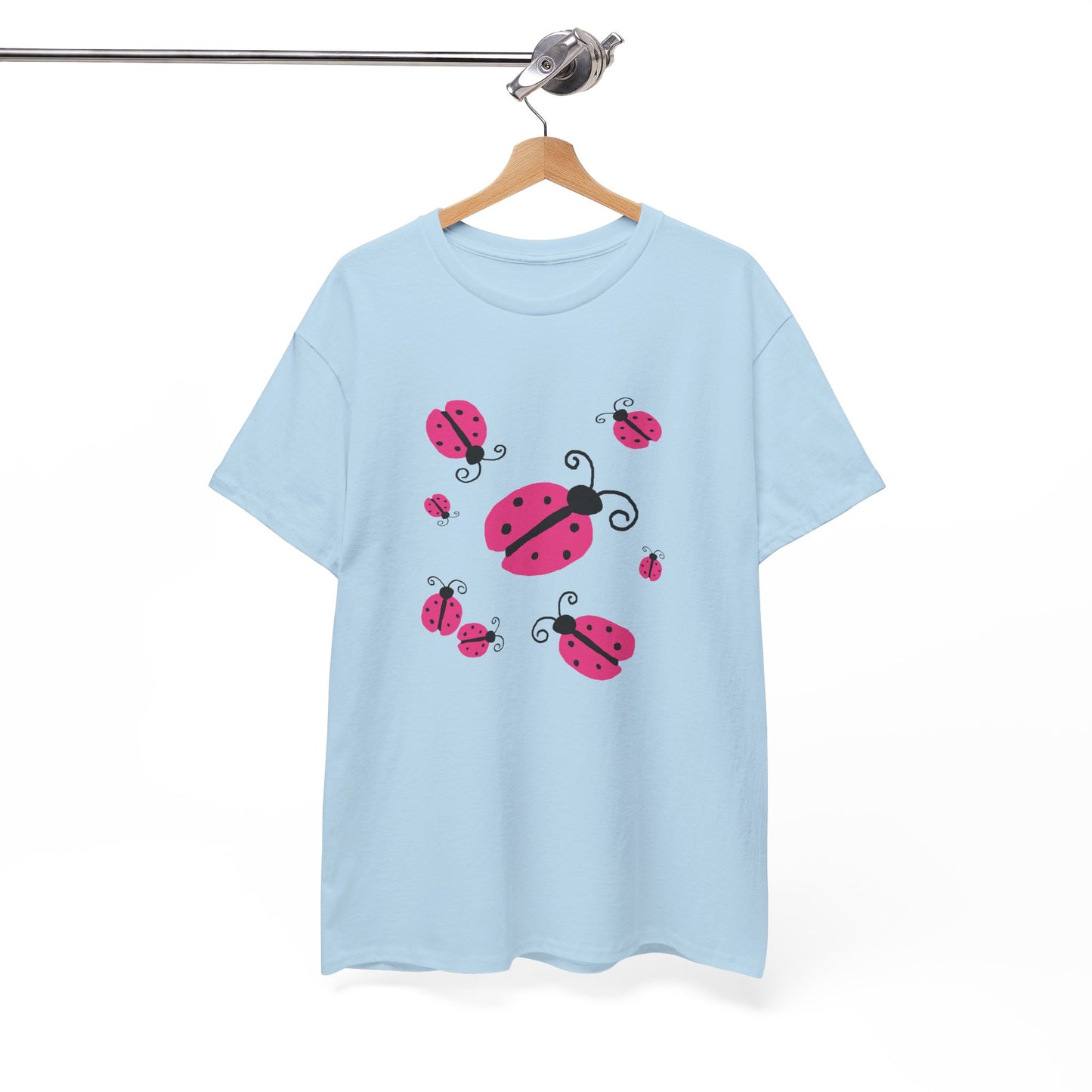 Pink Ladybug Shirt - Ladybug Graphic T-shirt