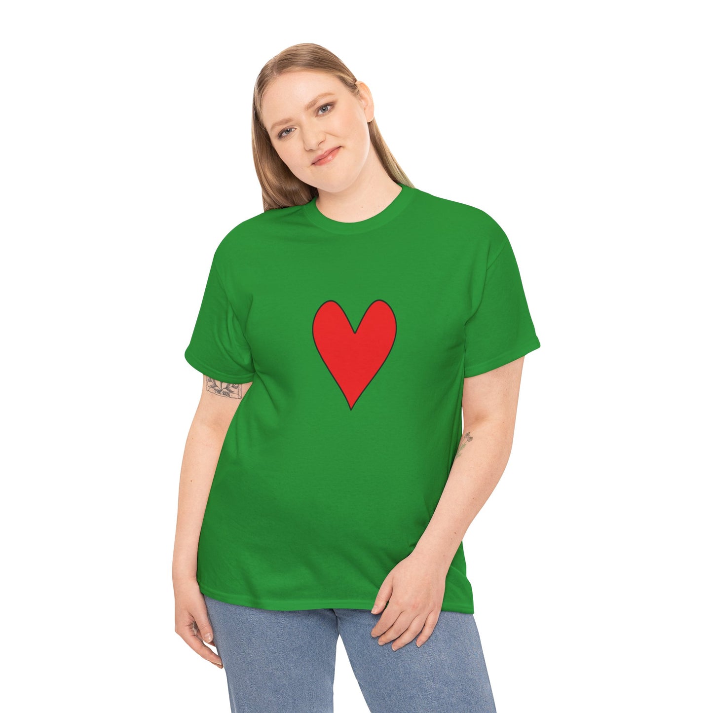 Red Heart Valentine's Day Tee - Romantic T-shirt