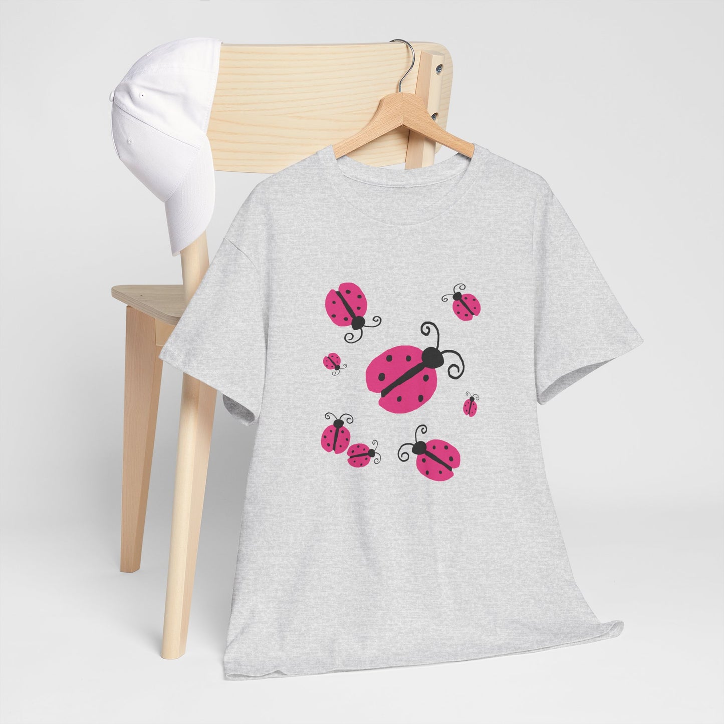 Pink Ladybug Shirt - Ladybug Graphic T-shirt