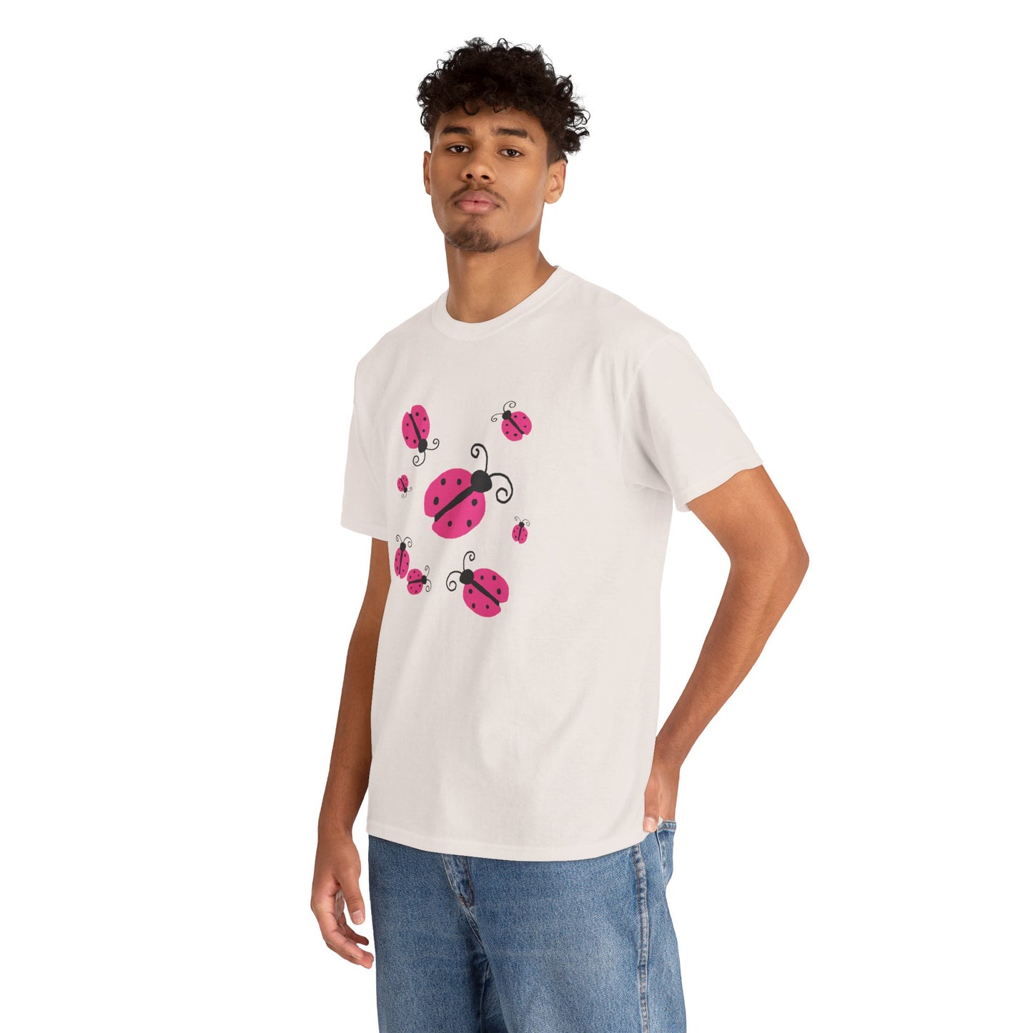 Pink Ladybug Shirt - Ladybug Graphic T-shirt