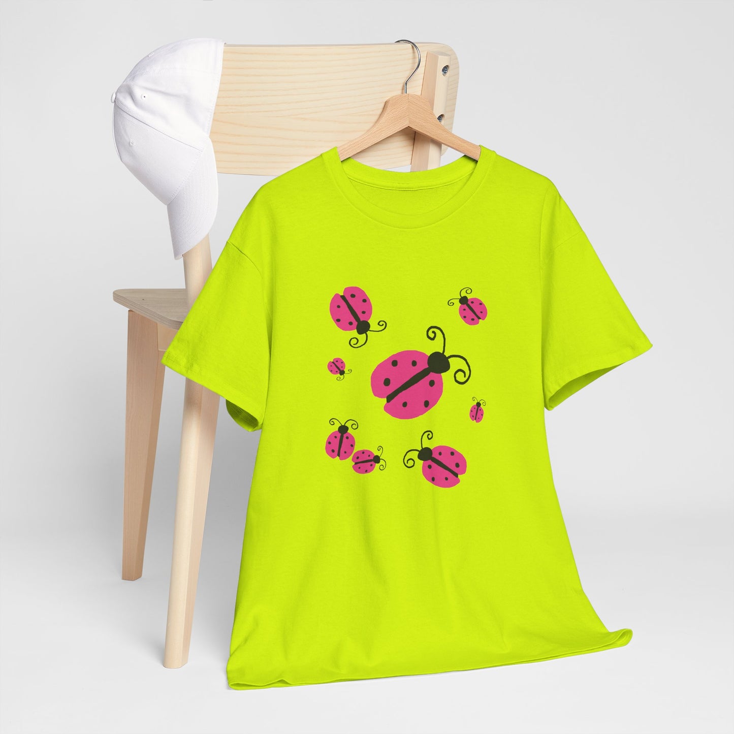 Pink Ladybug Shirt - Ladybug Graphic T-shirt