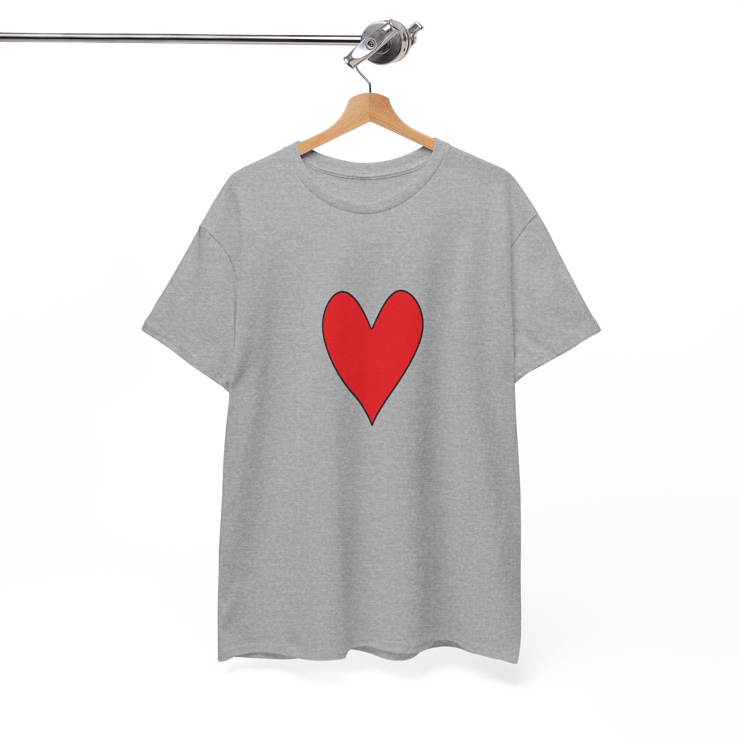 Red Heart Valentine's Day Tee - Romantic T-shirt