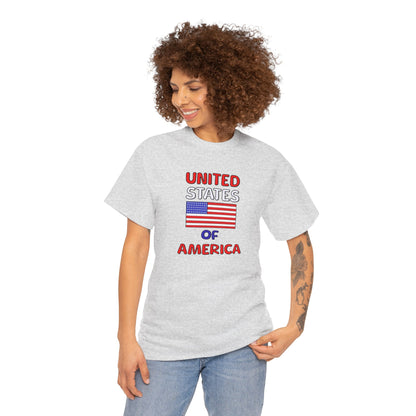 USA American Flag T-shirt - Patriotic Graphic Tee