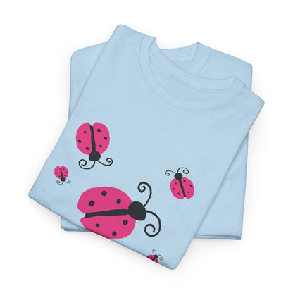 Pink Ladybug Shirt - Ladybug Graphic T-shirt