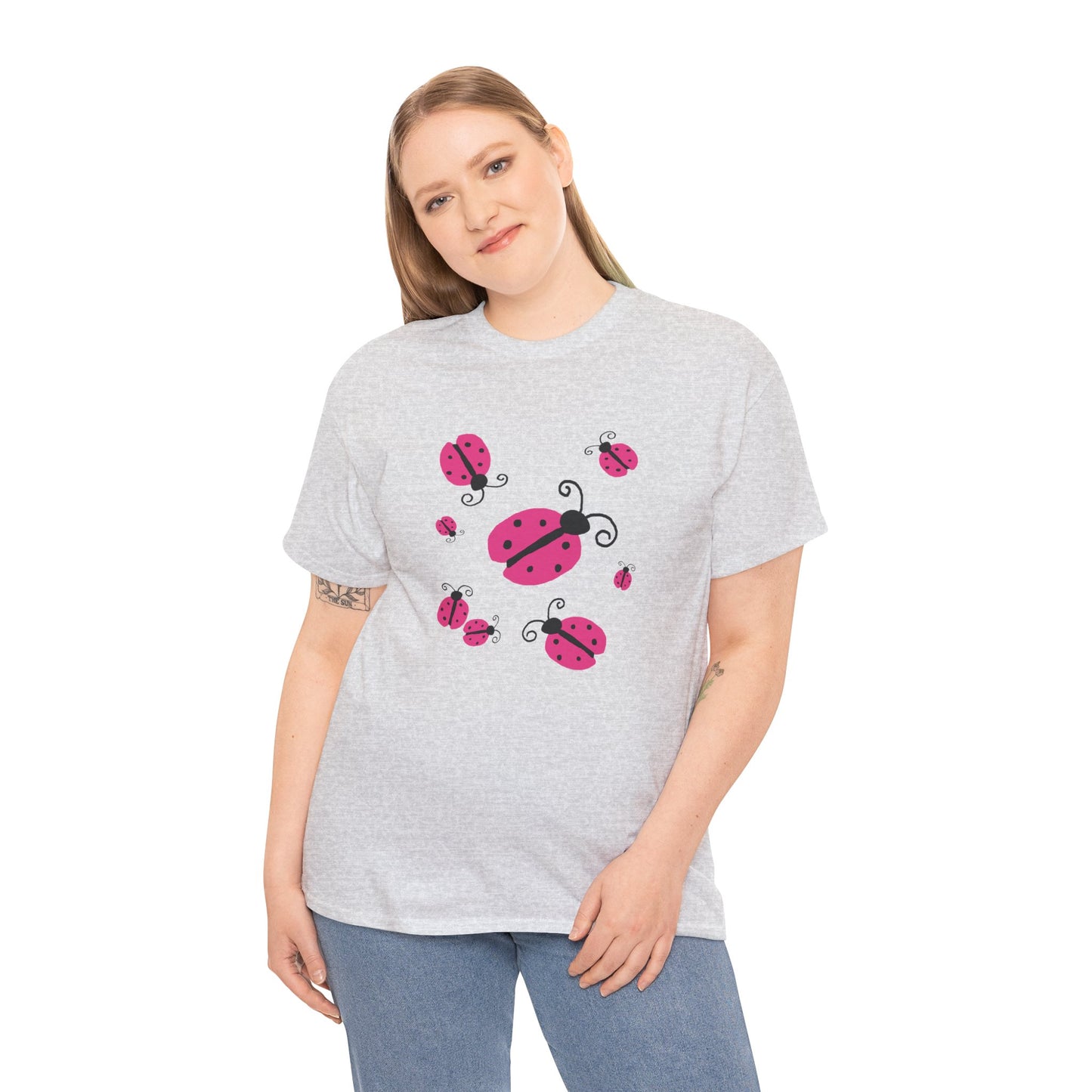 Pink Ladybug Shirt - Ladybug Graphic T-shirt