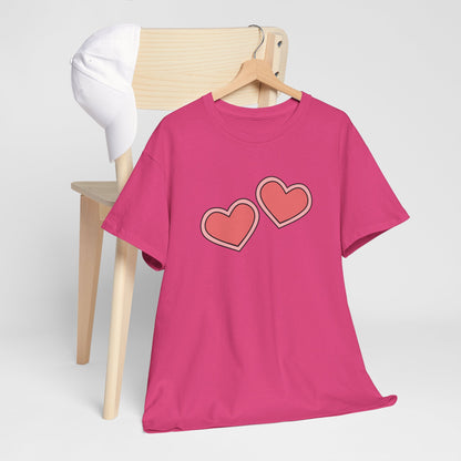 Pink Hearts T-shirt - Valentine's Day Tee