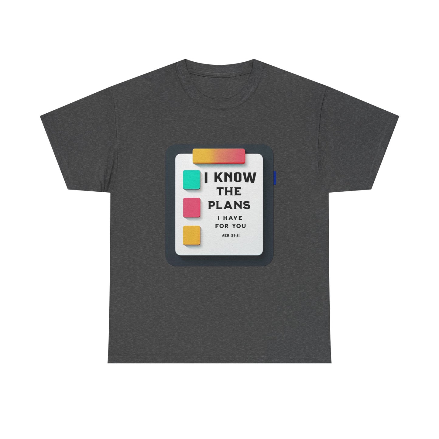 Religious Unisex T-shirt, I Know the Plans I Have for You, Jer 29:11 Shirt, Christian Faith Apparel, Inspirational Graphic Top