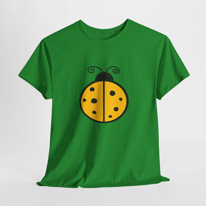 Yellow Ladybug T-shirt - Ladybug Design Tee