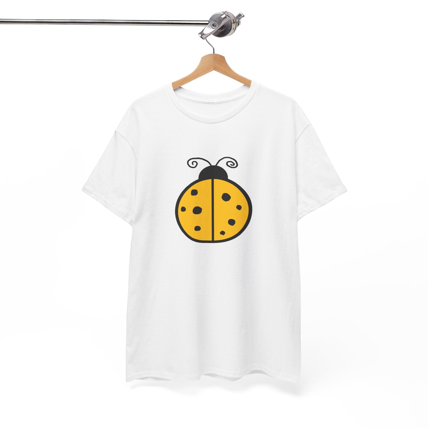 Yellow Ladybug T-shirt - Ladybug Design Tee