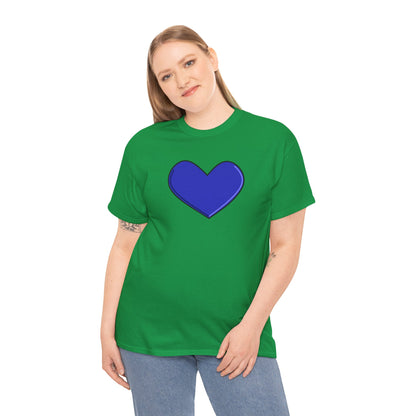 Blue Heart Tee - Valentine's Day Shirt