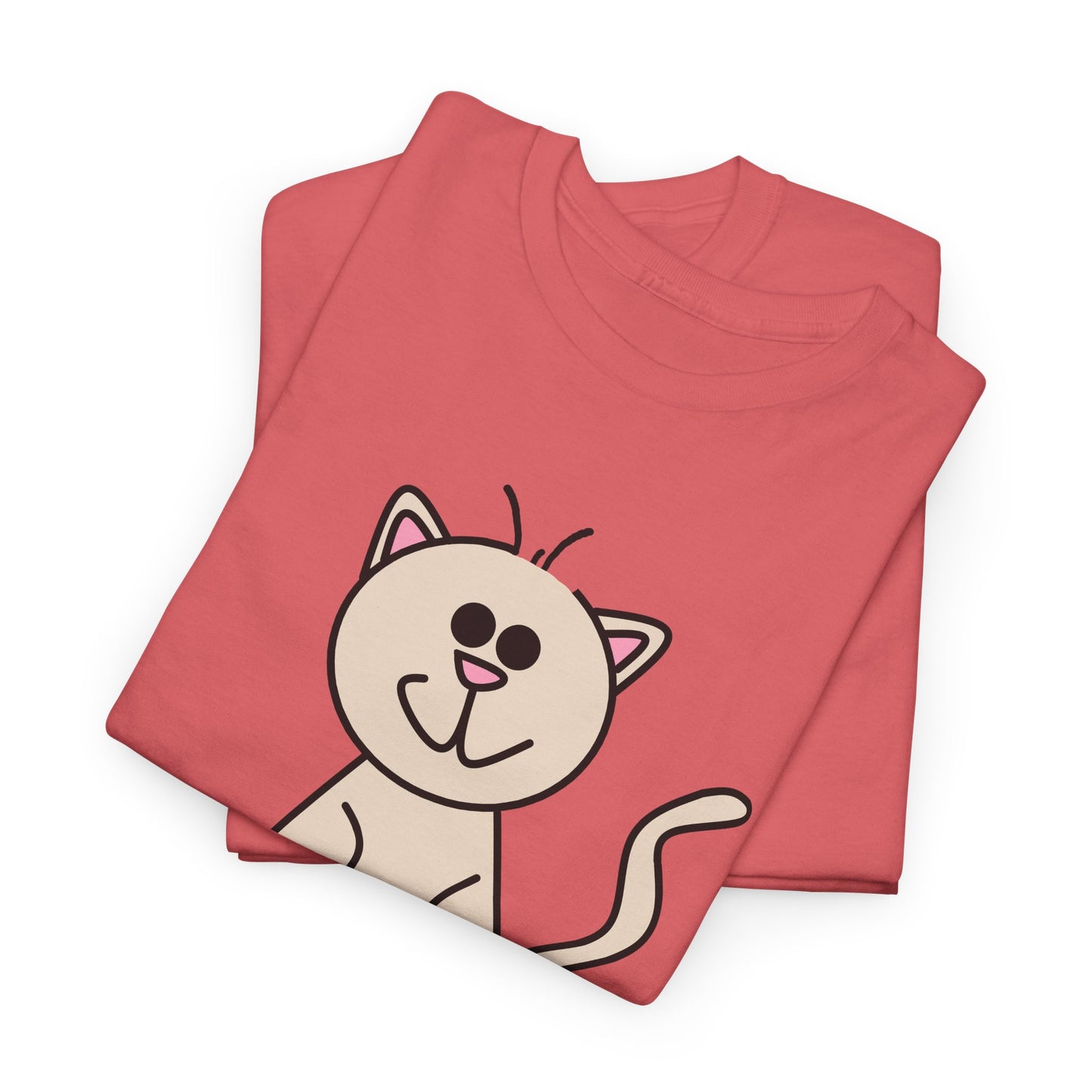 Cartoon Cat Art Shirt - Cat Character T-Shirt