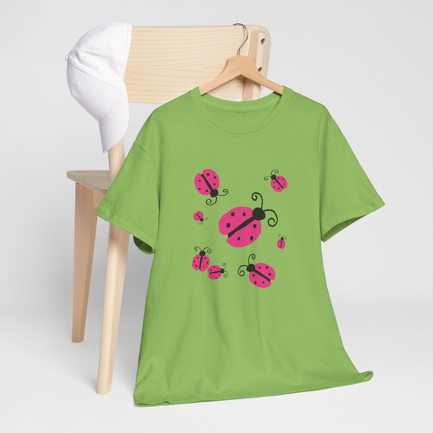 Pink Ladybug Shirt - Ladybug Graphic T-shirt