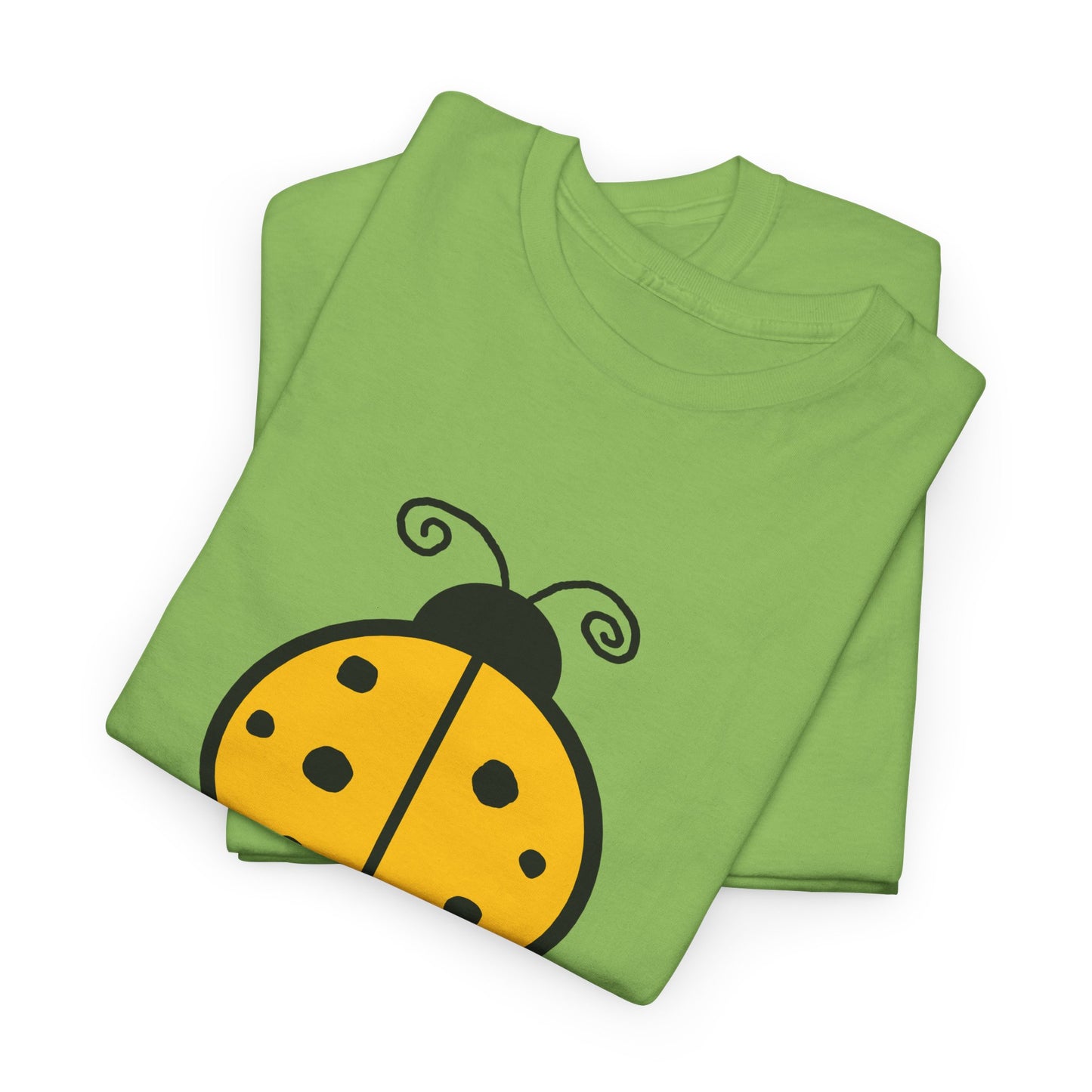 Yellow Ladybug T-shirt - Ladybug Design Tee