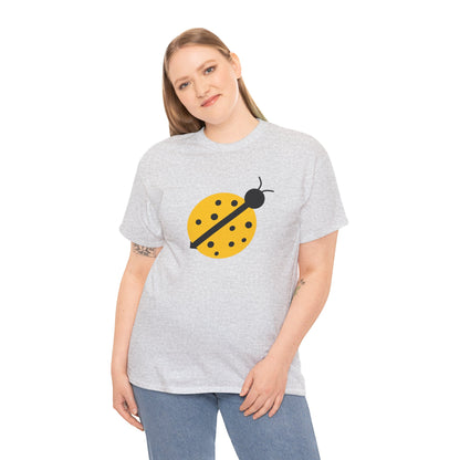 Yellow Ladybug T-shirt - Ladybug Design Tee