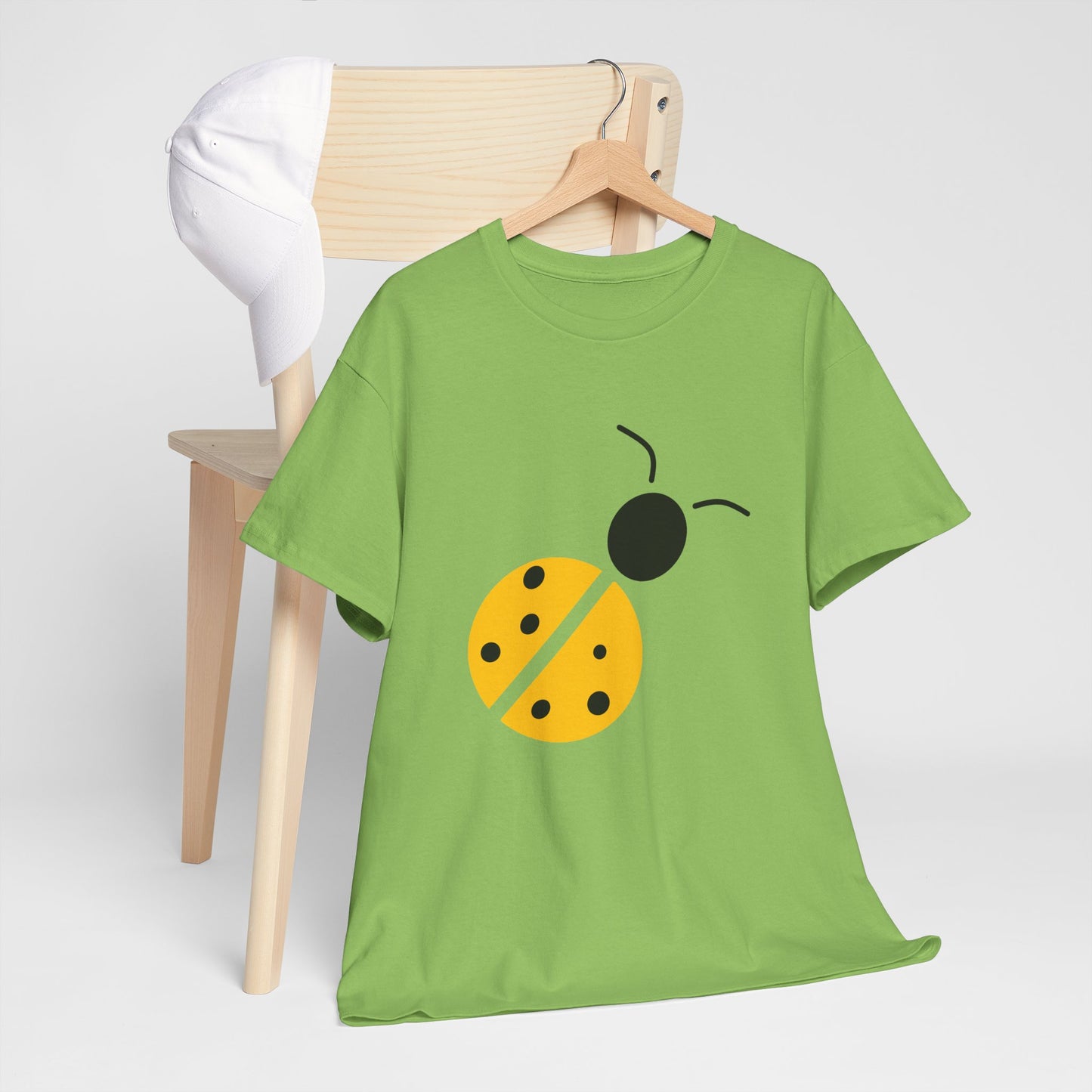 Yellow Ladybug T-shirt - Ladybug Design Tee