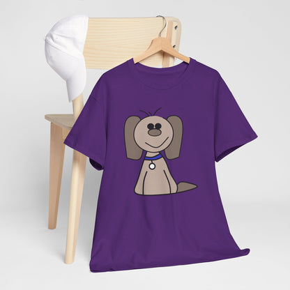 Cute Cartoon Dog T-shirt - Adorable Dog Tee