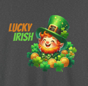 Lucky Irish Leprechaun St. Patrick's Day T-shirt - Green Irish Luck Tee