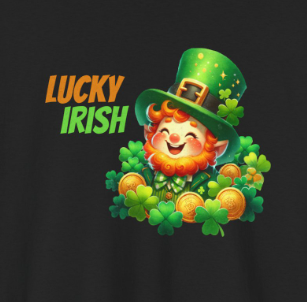 Lucky Irish Leprechaun St. Patrick's Day T-shirt - Green Irish Luck Tee