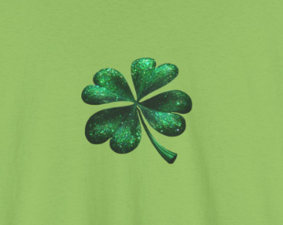 Green Shamrock St. Patrick's Day T-shirt - Green Irish Clover Tee